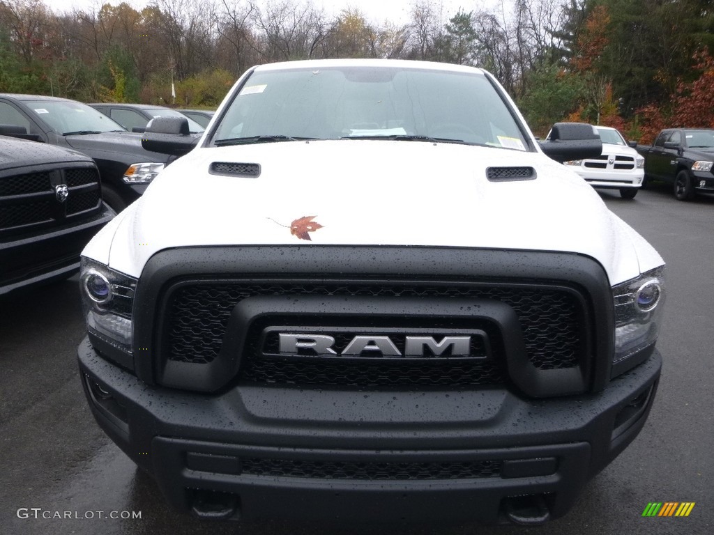 2018 1500 Rebel Crew Cab 4x4 - Bright White / Black photo #7
