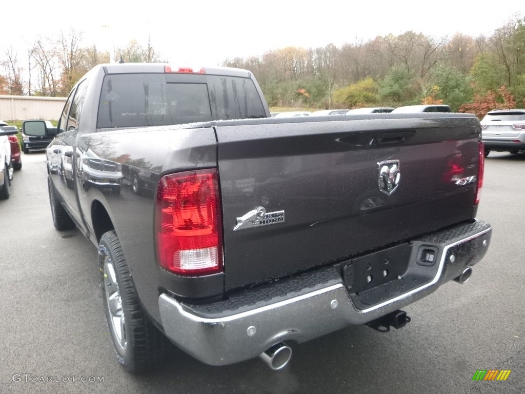 2018 1500 Big Horn Crew Cab 4x4 - Granite Crystal Metallic / Black/Diesel Gray photo #3