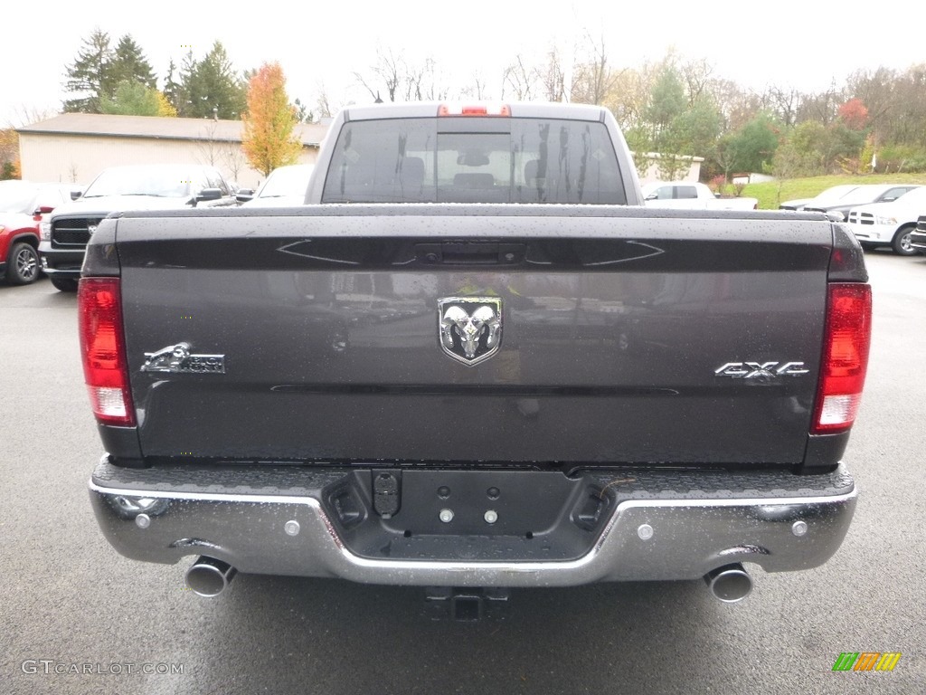 2018 1500 Big Horn Crew Cab 4x4 - Granite Crystal Metallic / Black/Diesel Gray photo #4
