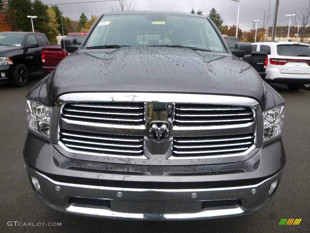 2018 1500 Big Horn Crew Cab 4x4 - Granite Crystal Metallic / Black/Diesel Gray photo #8