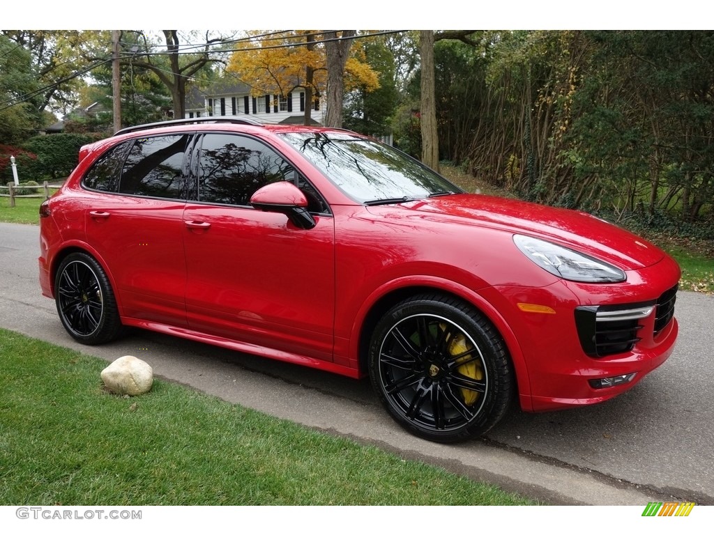 Carmine Red 2016 Porsche Cayenne Turbo S Exterior Photo #123740765