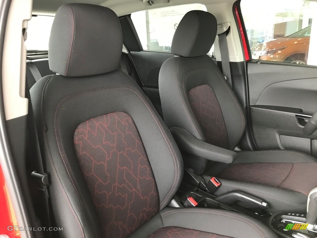 2018 Chevrolet Sonic LT Hatchback Front Seat Photo #123740855
