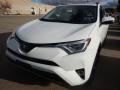 2018 Super White Toyota RAV4 XLE AWD  photo #1