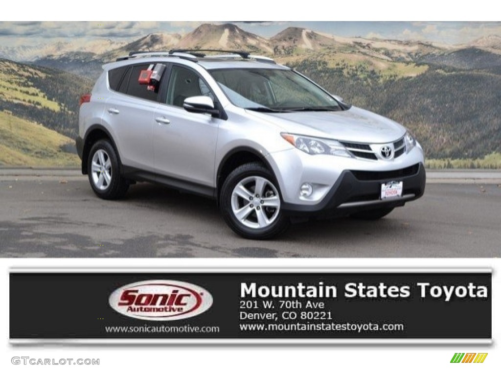 2014 RAV4 XLE AWD - Classic Silver Metallic / Black photo #1