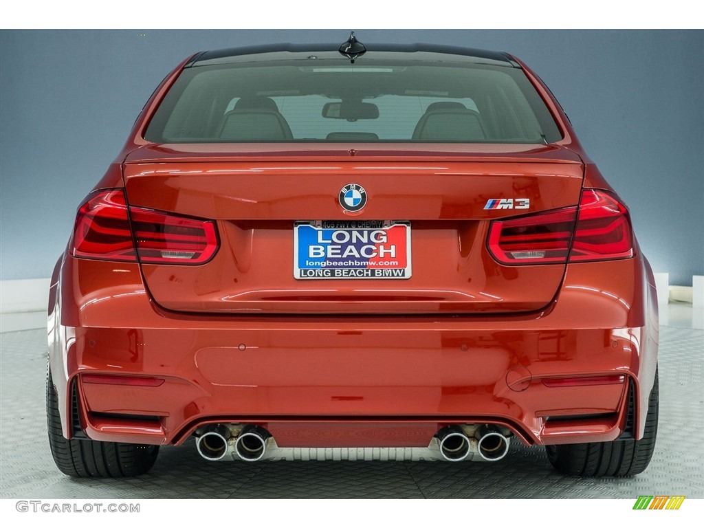 2018 M3 Sedan - Sakhir Orange II Metallic / Black photo #3