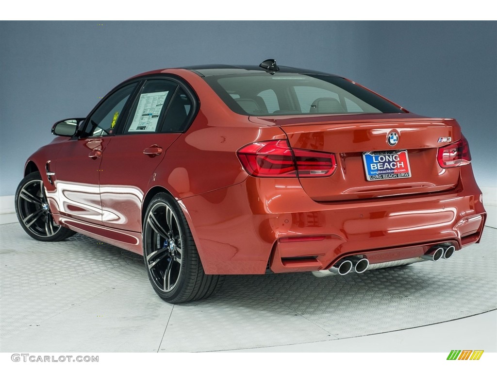2018 M3 Sedan - Sakhir Orange II Metallic / Black photo #4