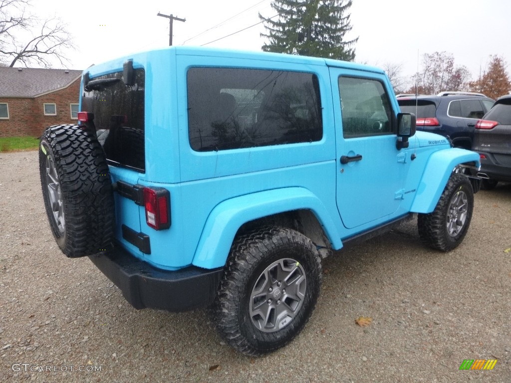 2018 Wrangler Rubicon 4x4 - Chief Blue / Black photo #5