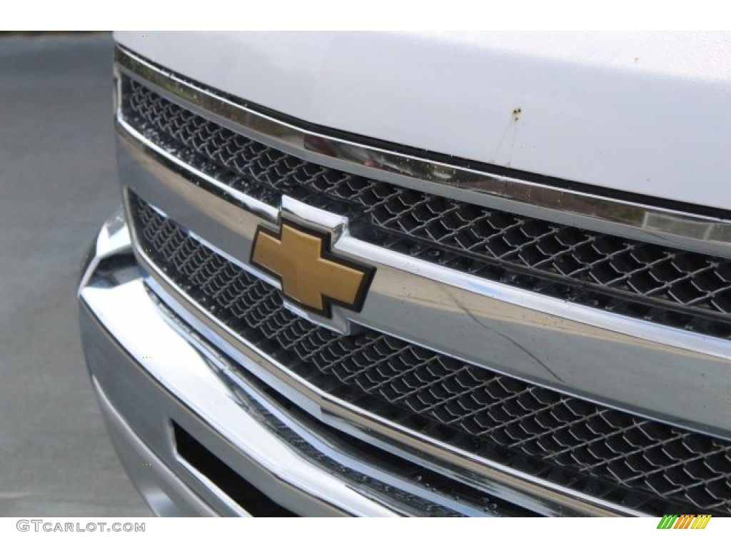 2012 Silverado 1500 LS Crew Cab - Summit White / Dark Titanium photo #4