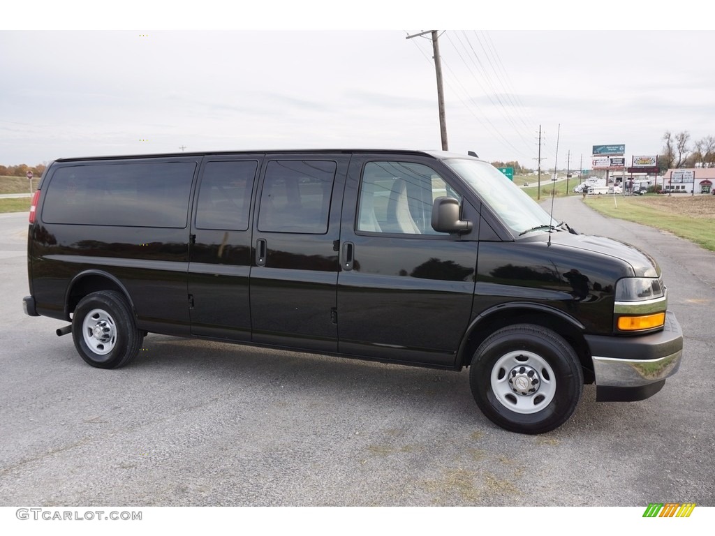 2017 Express 3500 Passenger LT - Black / Medium Pewter photo #3