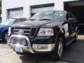 2004 Black Ford F150 Lariat SuperCrew 4x4  photo #1