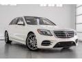 2018 designo Diamond White Metallic Mercedes-Benz S 450 Sedan  photo #12