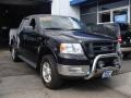 2004 Black Ford F150 Lariat SuperCrew 4x4  photo #3