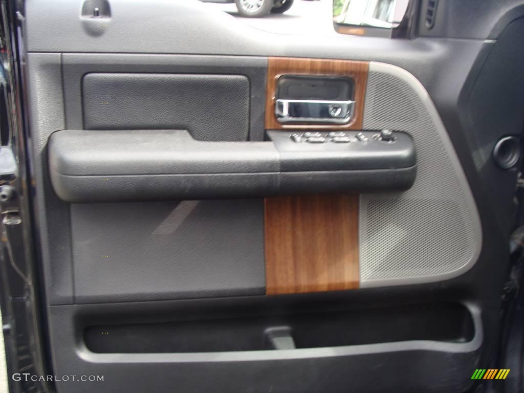 2004 F150 Lariat SuperCrew 4x4 - Black / Black/Medium Flint photo #10