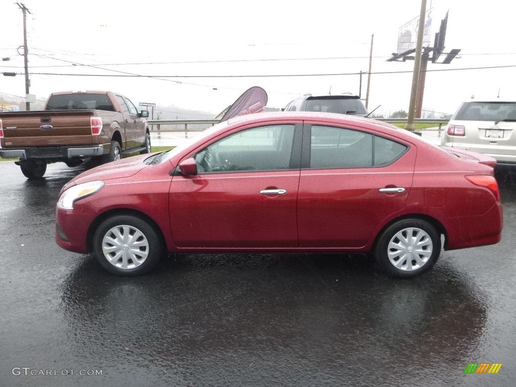 2017 Versa SL - Cayenne Red / Charcoal photo #7