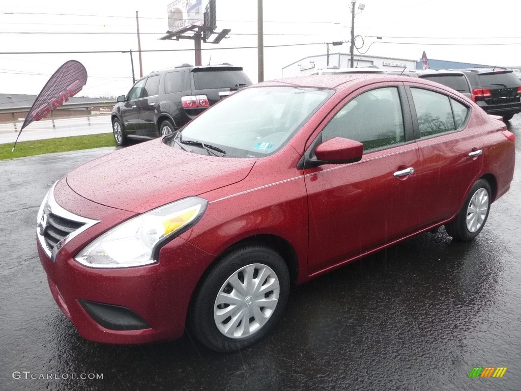 2017 Versa SL - Cayenne Red / Charcoal photo #8