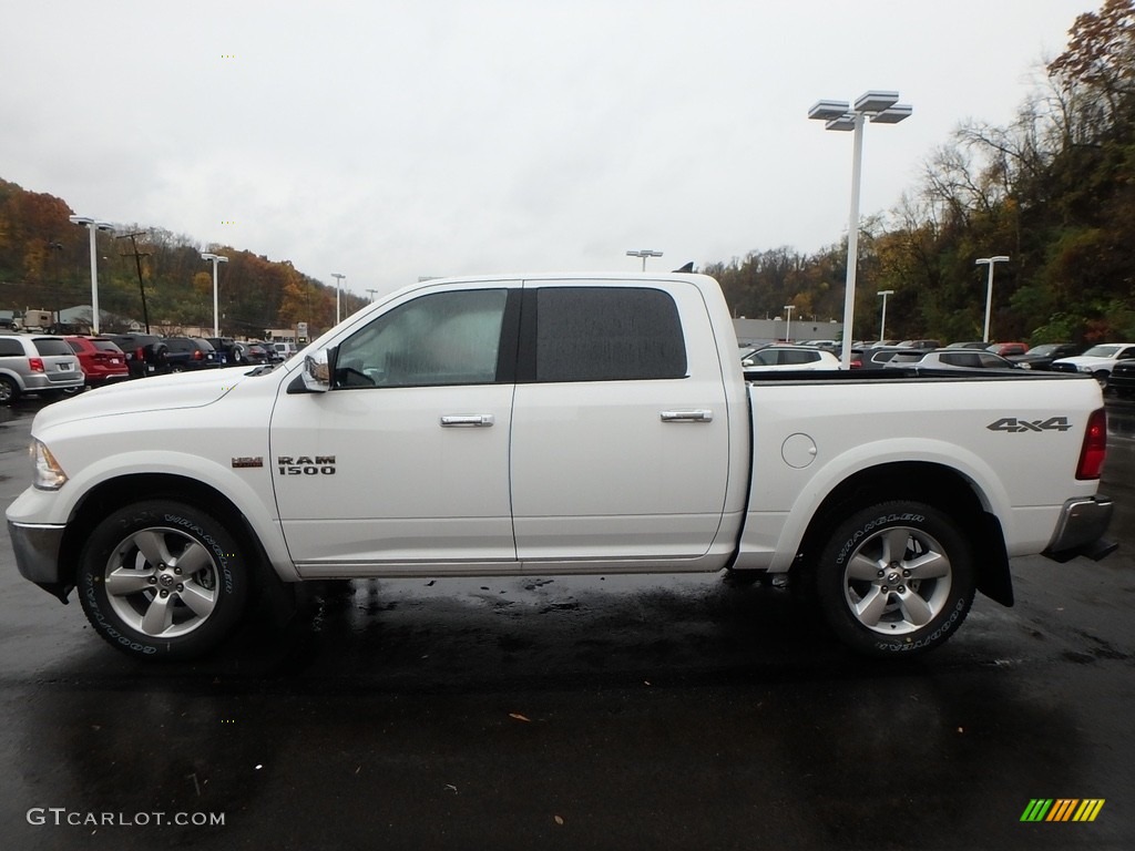 2018 1500 Big Horn Crew Cab 4x4 - Bright White / Black/Diesel Gray photo #2