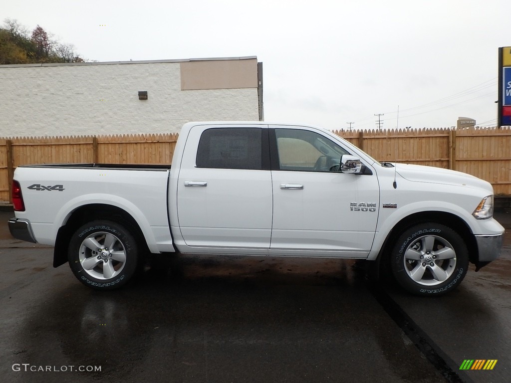 2018 1500 Big Horn Crew Cab 4x4 - Bright White / Black/Diesel Gray photo #6
