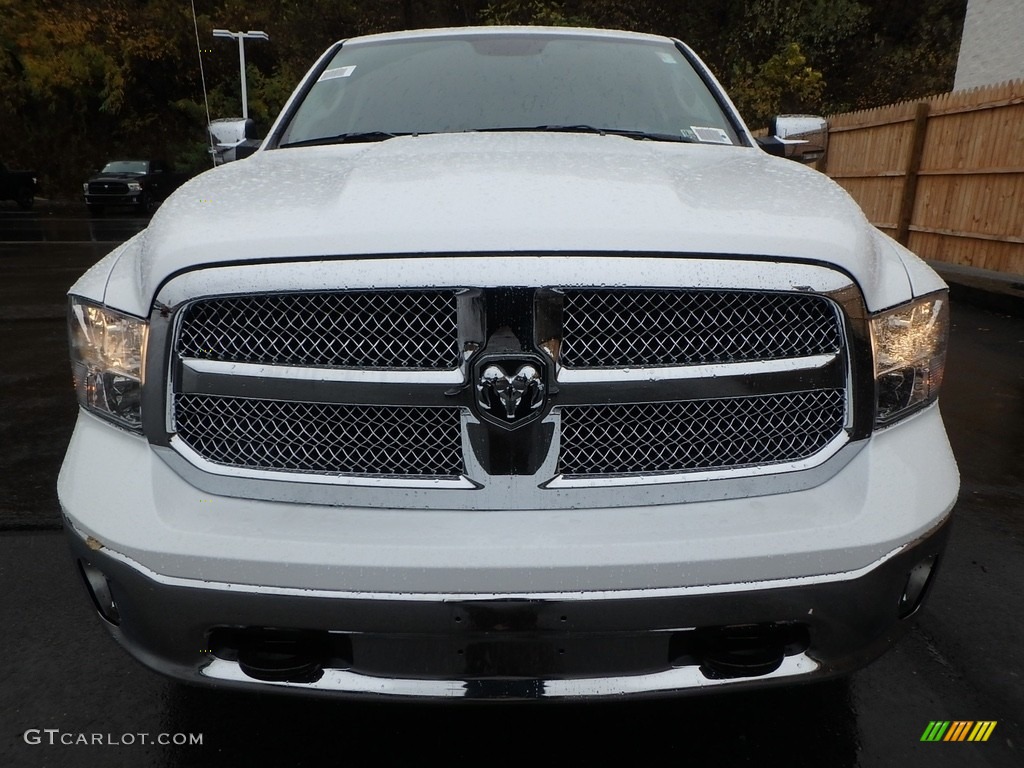 2018 1500 Big Horn Crew Cab 4x4 - Bright White / Black/Diesel Gray photo #8