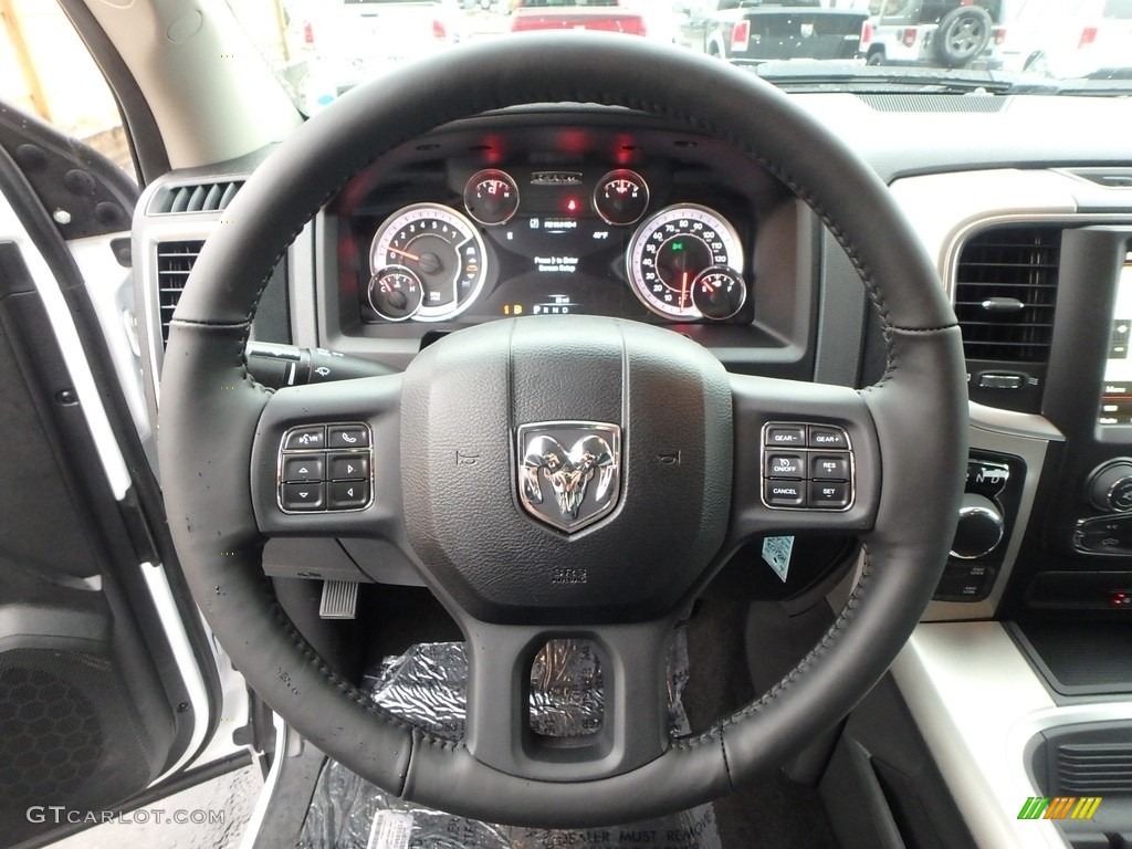 2018 1500 Big Horn Crew Cab 4x4 - Bright White / Black/Diesel Gray photo #19