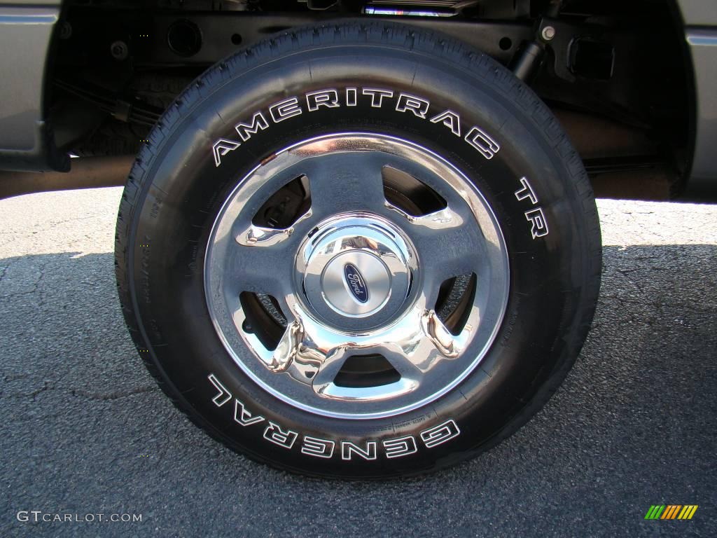2005 F150 STX Regular Cab 4x4 - Dark Shadow Grey Metallic / Medium Flint Grey photo #13