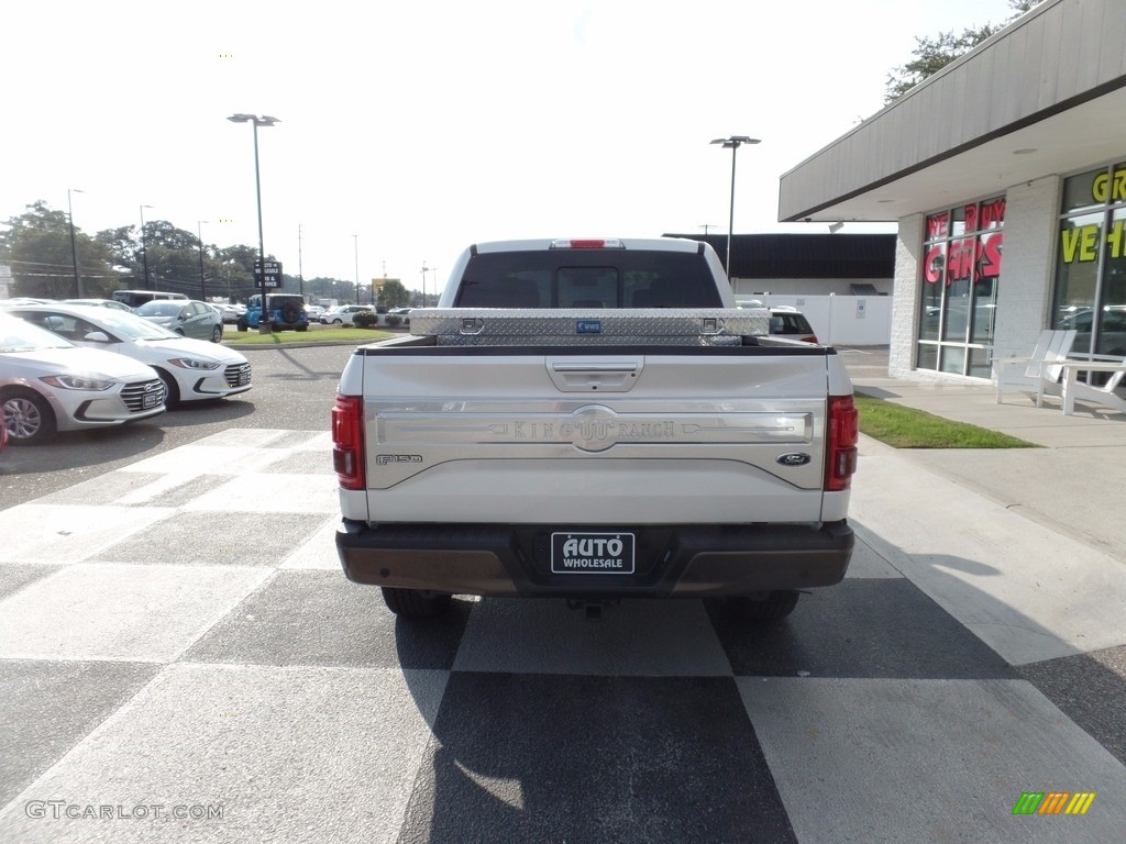 2017 F150 King Ranch SuperCrew 4x4 - White Platinum / King Ranch Java photo #4