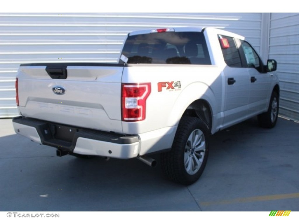 2018 F150 XL SuperCrew 4x4 - Ingot Silver / Earth Gray photo #8