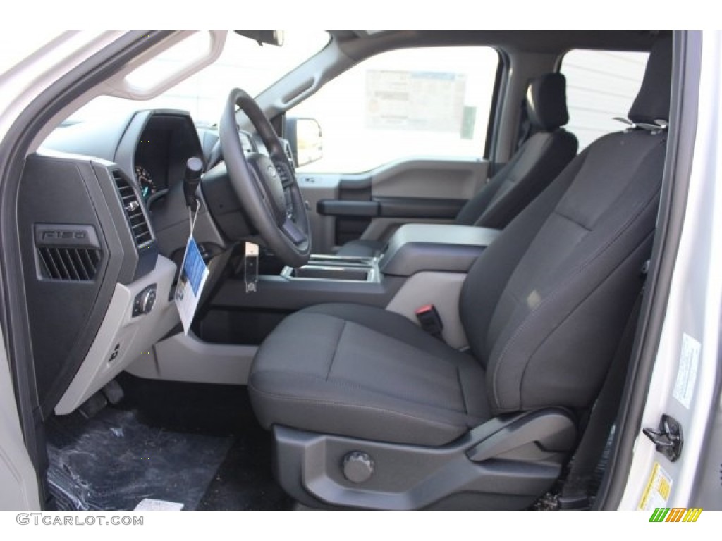 2018 F150 XL SuperCrew 4x4 - Ingot Silver / Earth Gray photo #11