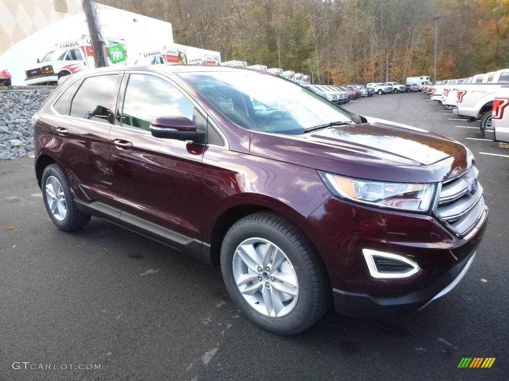 Burgundy Velvet 2018 Ford Edge SEL AWD Exterior Photo #123751724