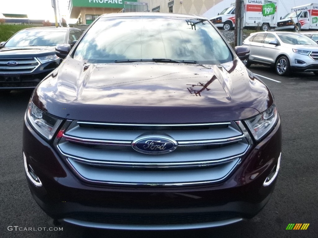 2018 Edge SEL AWD - Burgundy Velvet / Dune photo #4
