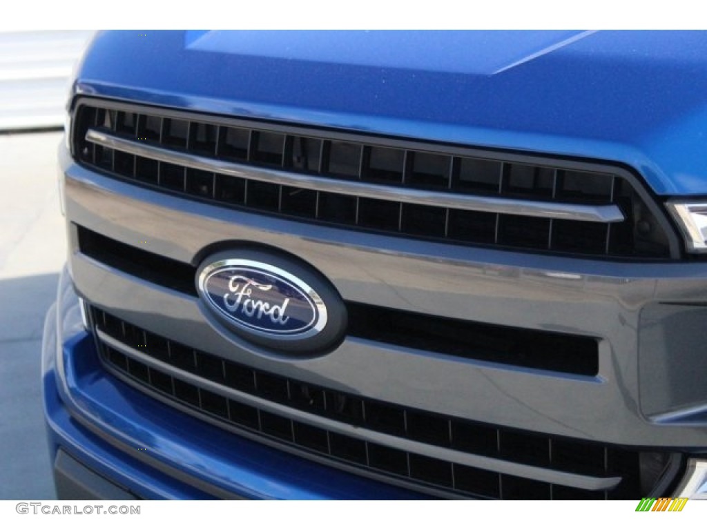 2018 F150 XLT SuperCrew - Lightning Blue / Black photo #4