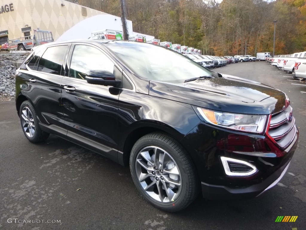 Shadow Black 2018 Ford Edge Titanium AWD Exterior Photo #123752579