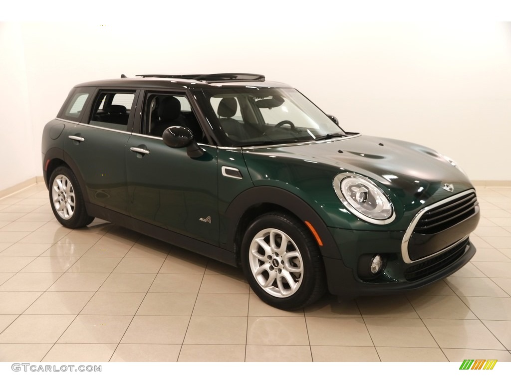 2017 Clubman Cooper ALL4 - British Racing Green II Metallic / Carbon Black photo #1