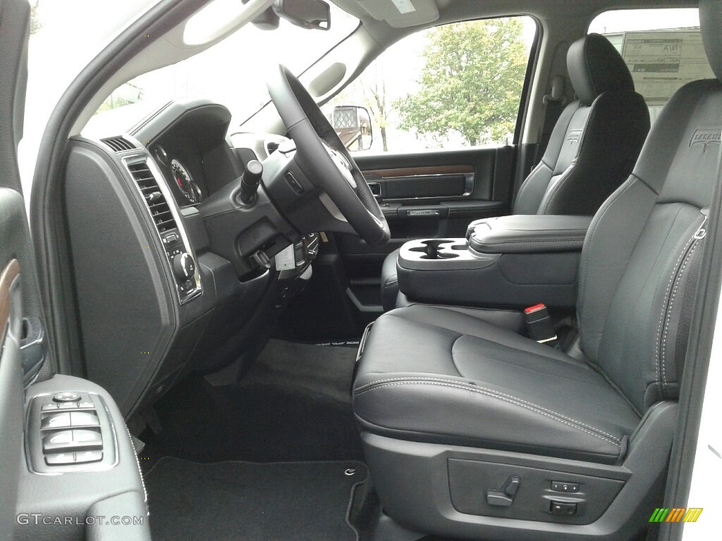 Black Interior 2018 Ram 2500 Laramie Crew Cab 4x4 Photo #123753635