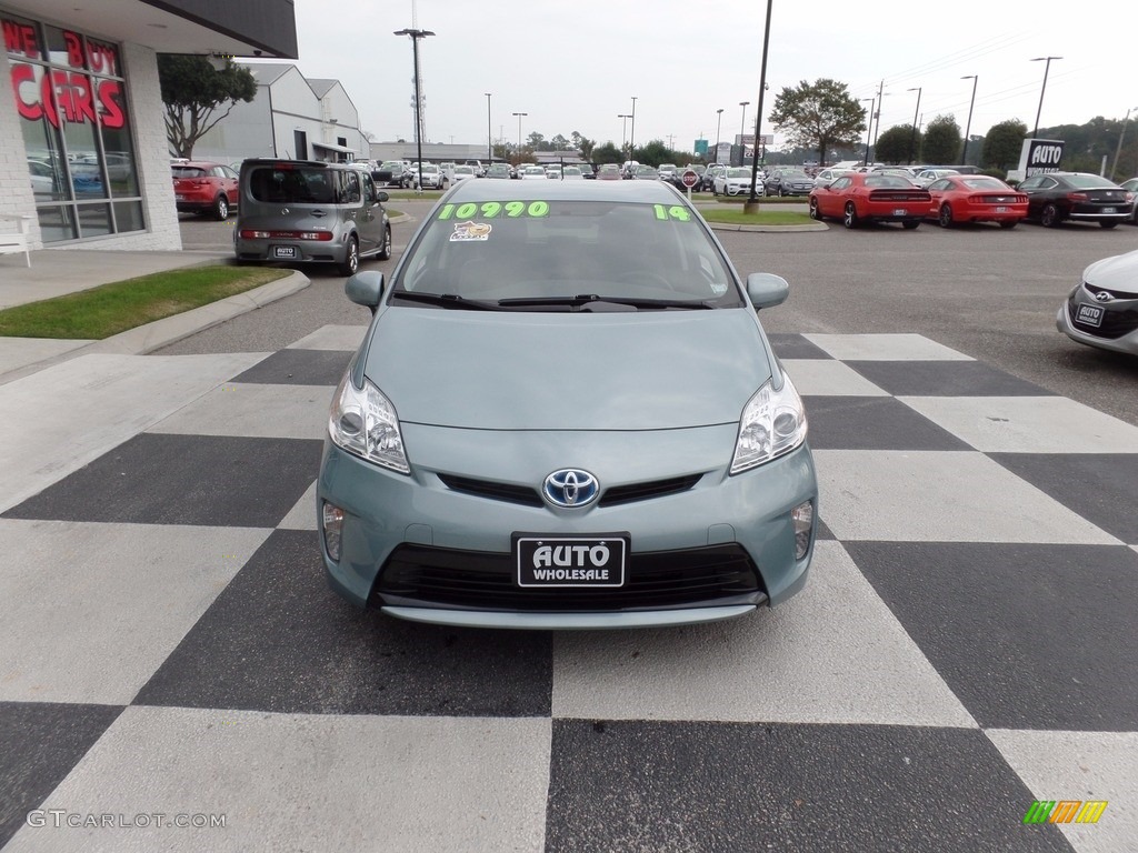 2014 Prius Two Hybrid - Sea Glass Pearl / Bisque photo #2