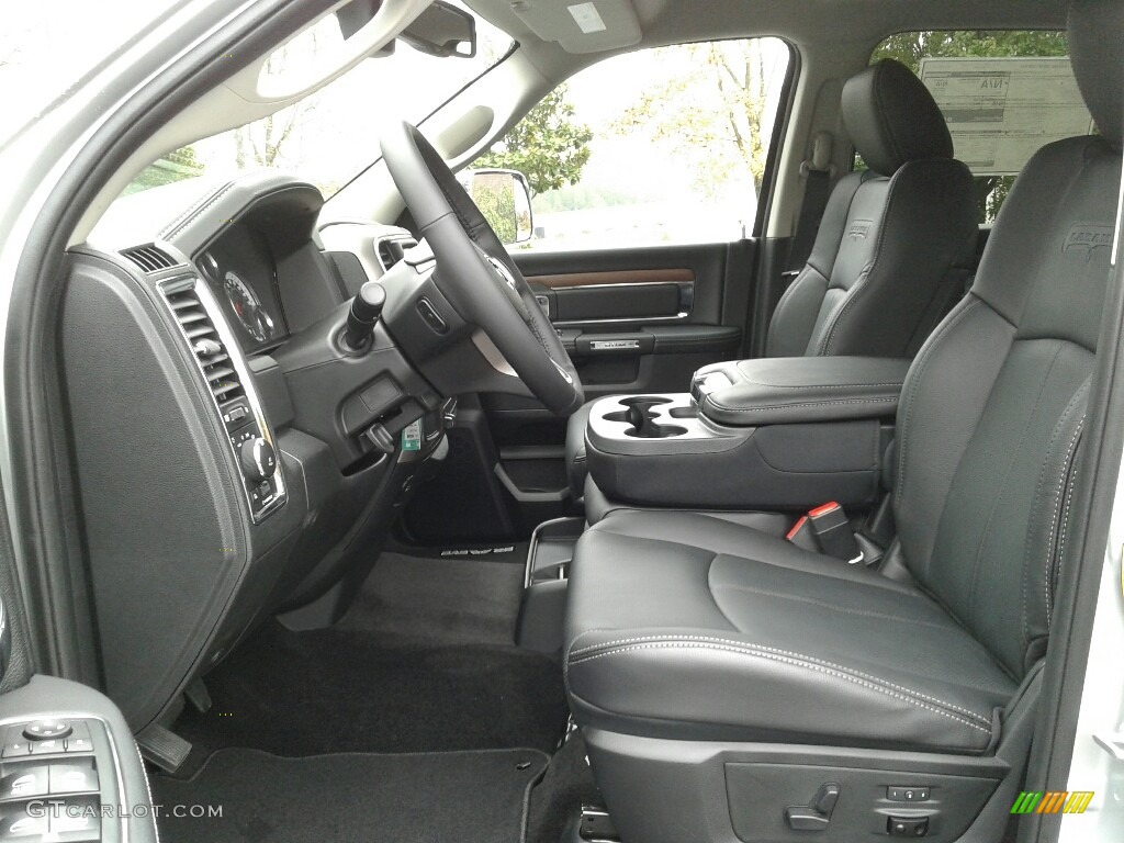 Black Interior 2018 Ram 2500 Laramie Crew Cab 4x4 Photo #123754931