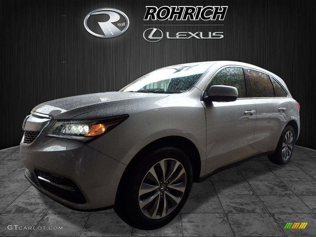 2015 MDX SH-AWD Technology - Silver Moon / Ebony photo #3