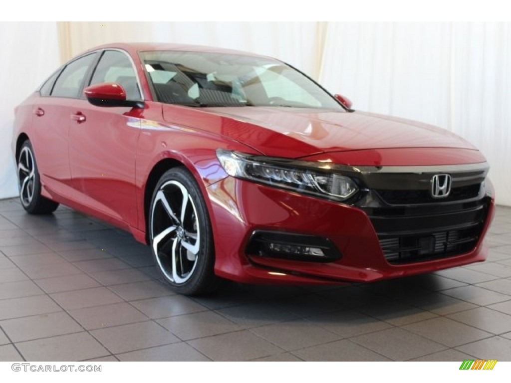 San Marino Red 2018 Honda Accord Sport Sedan Exterior Photo #123756149