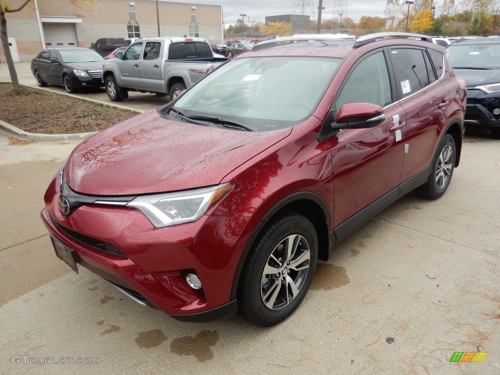 2018 RAV4 XLE AWD - Ruby Flare Pearl / Ash photo #1