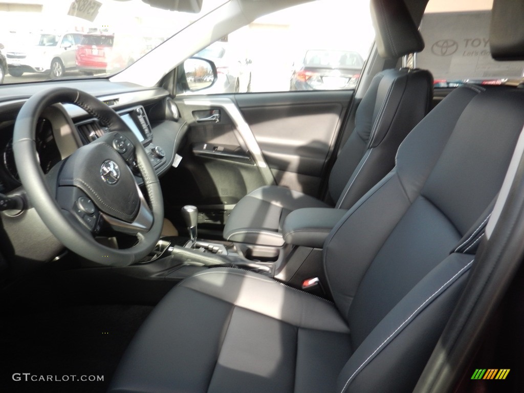 2018 RAV4 Limited AWD - Black Current Metallic / Black photo #3