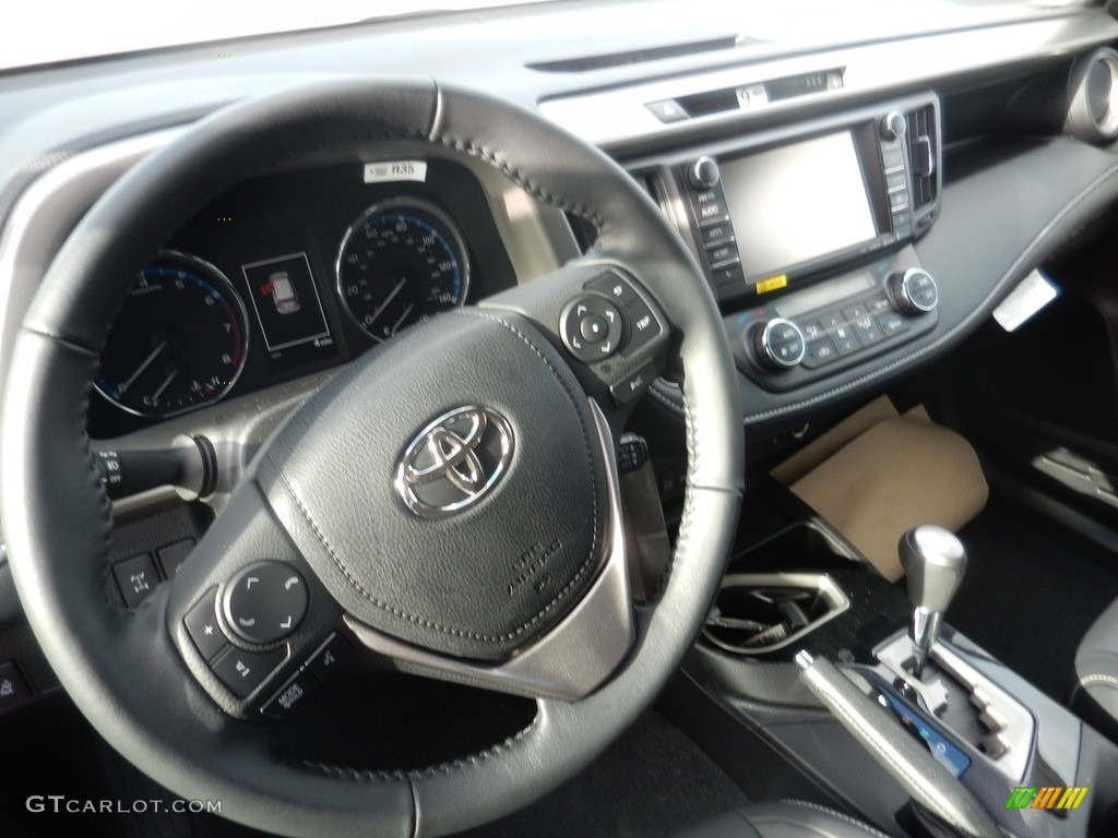 2018 RAV4 Limited AWD - Black Current Metallic / Black photo #4