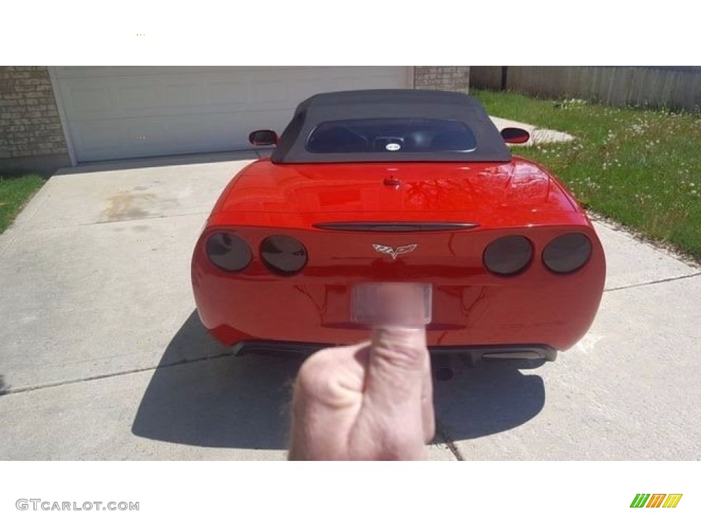 2005 Corvette Convertible - Precision Red / Ebony photo #8