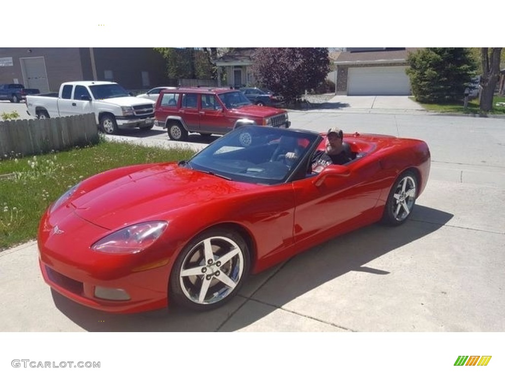 2005 Corvette Convertible - Precision Red / Ebony photo #9