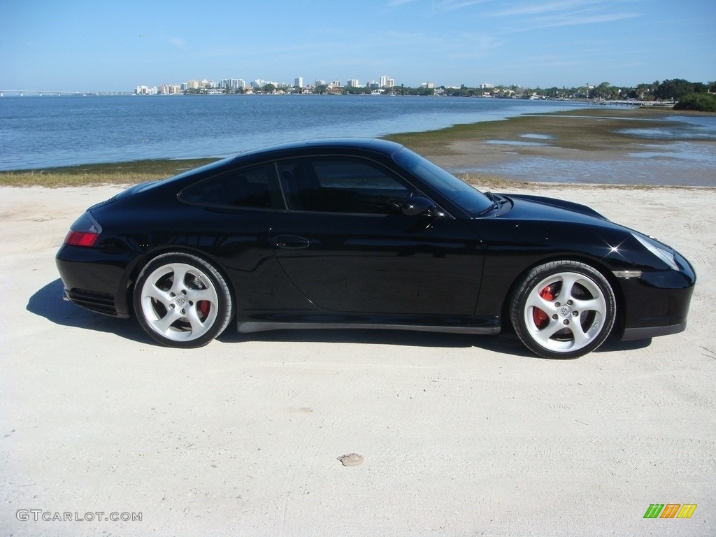 Basalt Black Metallic 2003 Porsche 911 Carrera 4S Coupe Exterior Photo #123761693
