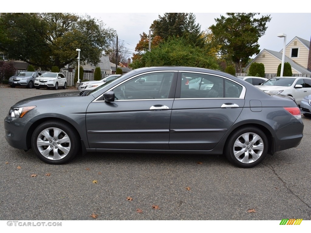 2010 Accord EX-L V6 Sedan - Polished Metal Metallic / Black photo #6