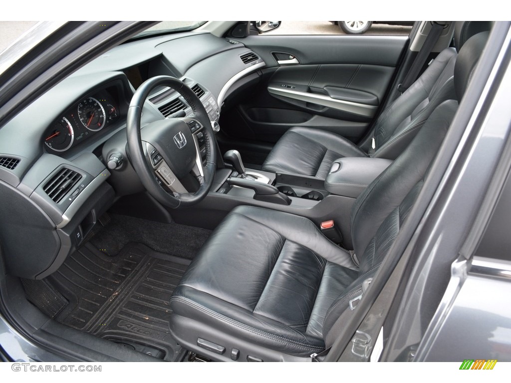 2010 Accord EX-L V6 Sedan - Polished Metal Metallic / Black photo #11