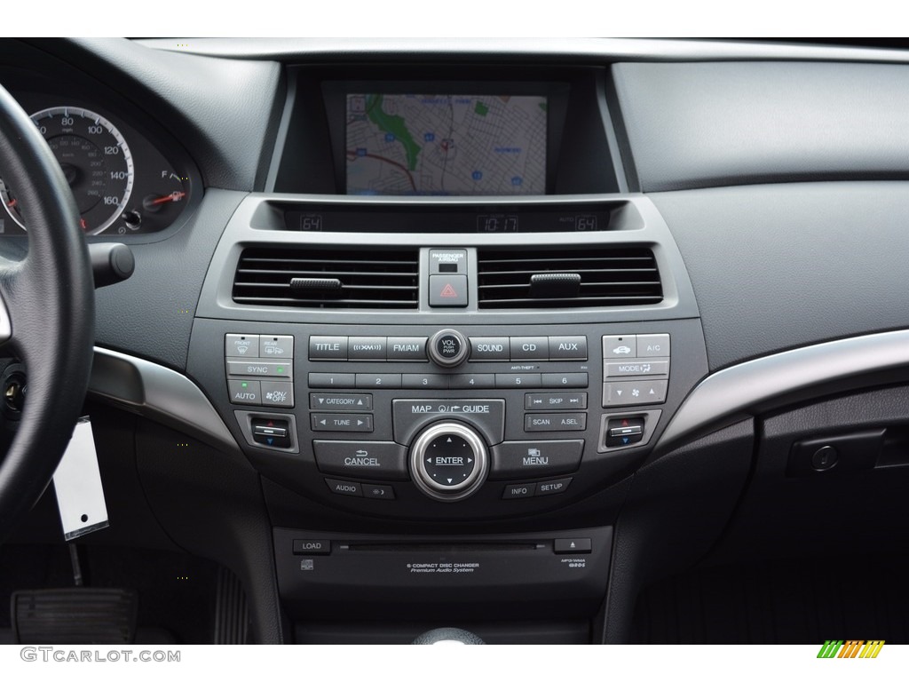 2010 Accord EX-L V6 Sedan - Polished Metal Metallic / Black photo #16