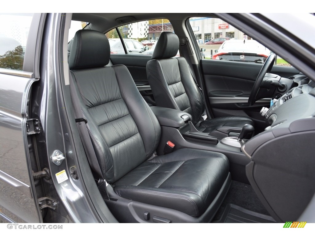 2010 Accord EX-L V6 Sedan - Polished Metal Metallic / Black photo #29