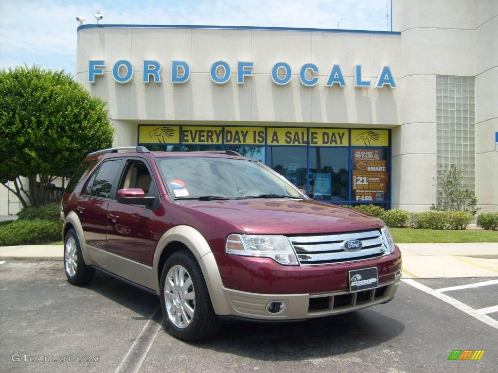 Merlot Metallic Ford Taurus X