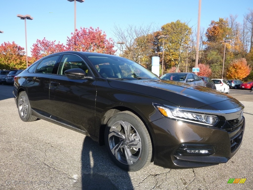 2018 Accord EX-L Sedan - Kona Coffee Metallic / Black photo #5