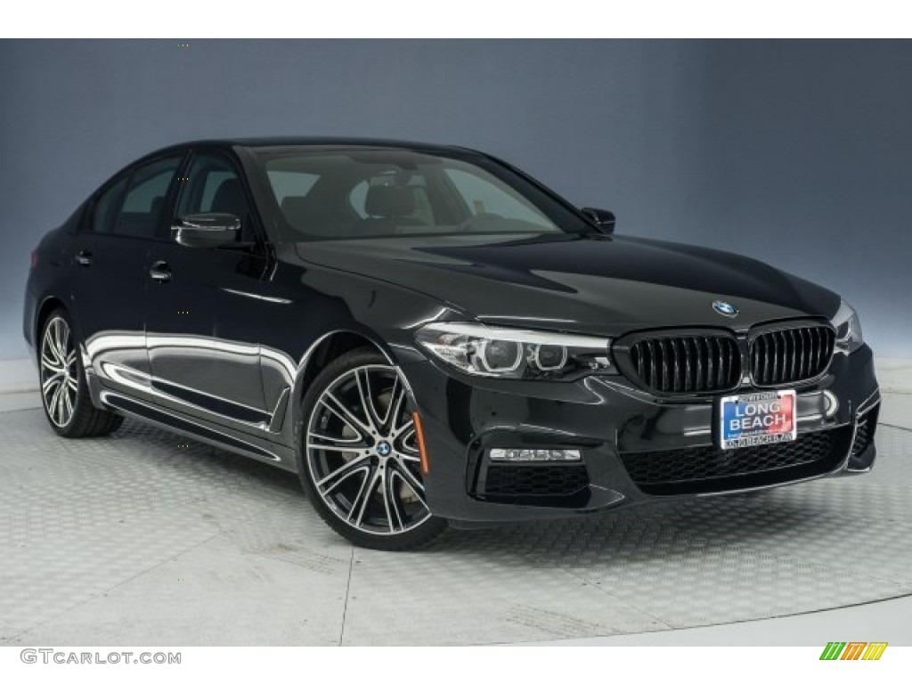 2018 5 Series 540i Sedan - Black Sapphire Metallic / Black photo #10